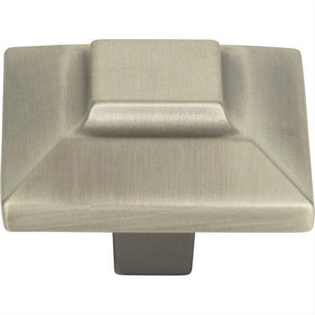 Atlas Homewares 4002-P Trocadero Large Square Knob 1-1/2" Pewter