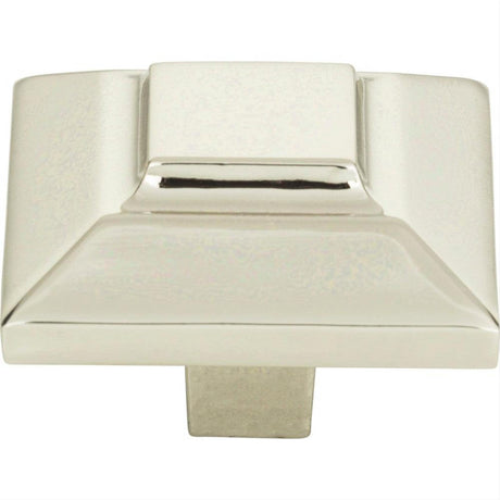Atlas Homewares 4002-PN Trocadero Large Square Knob 1-1/2" Polished Nickel