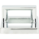Atlas Homewares 408-CH Tableau Square Base and Top 1-7/16" Polished Chrome