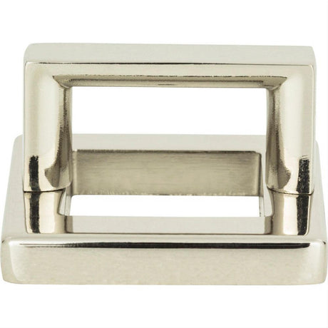 Atlas Homewares 408-PN Tableau Square Base and Top 1-7/16" Polished Nickel