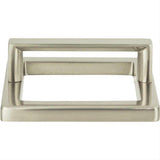 Atlas Homewares 410-BN Tableau Square Base and Top 2 1/2 Inch Center to Center Brushed Nickel