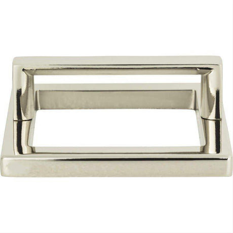 Atlas Homewares 410-PN Tableau Square Base and Top 2 1/2 Inch Center to Center Polished Nickel