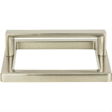 Atlas Homewares 411-BN Tableau Square Base and Top 3" Brushed Nickel