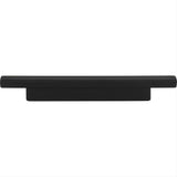 Atlas Homewares 427-BL Tom Tom Pull 3", 3-3/4" Center to Center Matte Black