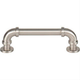Atlas Homewares 432-BRN Steam Punk Pull 3 3/4 Inch Center to Center Brushed Nickel