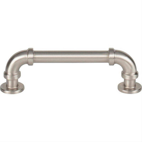 Atlas Homewares 432-BRN Steam Punk Pull 3 3/4 Inch Center to Center Brushed Nickel