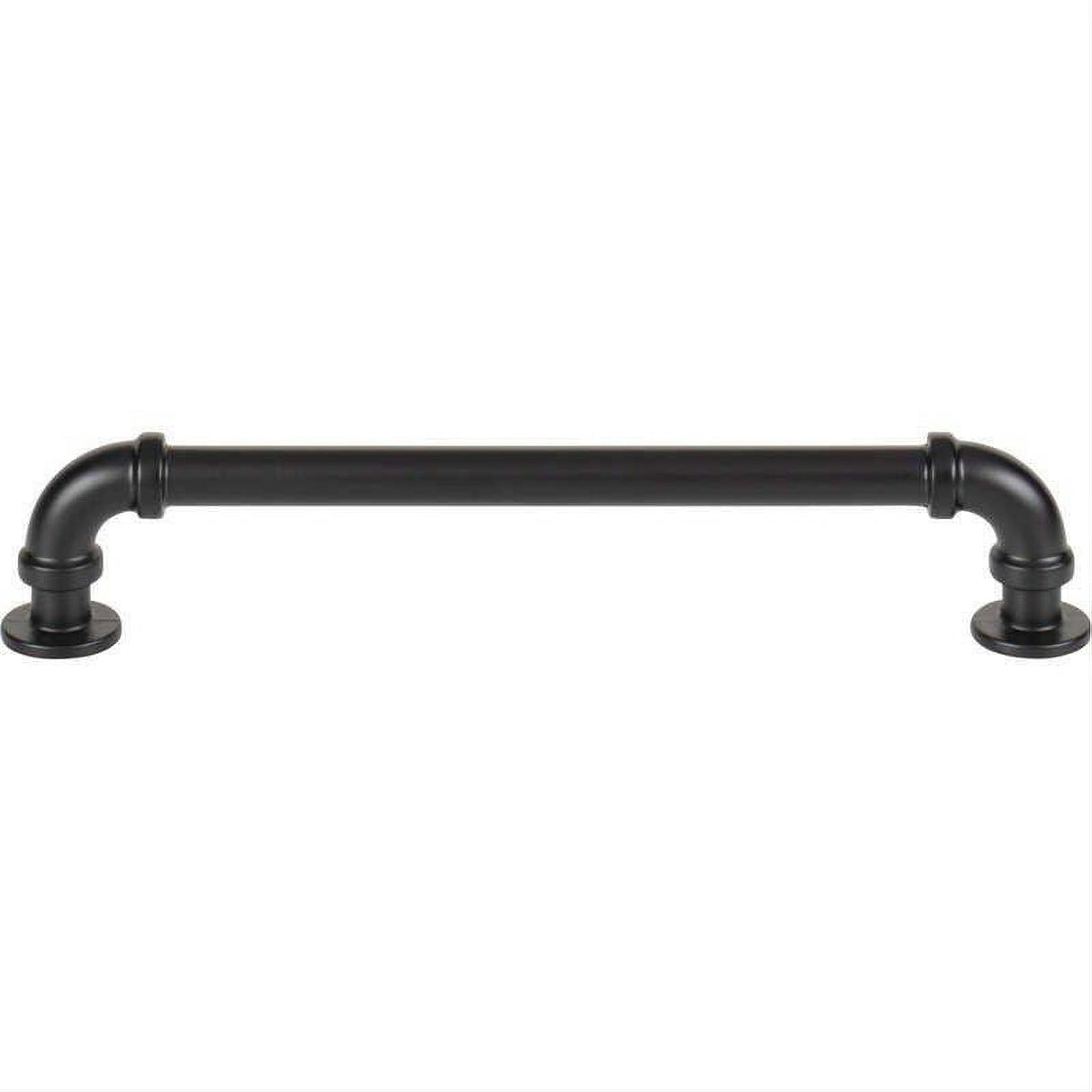 Atlas Homewares 433-BL Steam Punk Pull 6 5/16 Inch Center to Center Matte Black