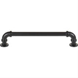 Atlas Homewares 433-BL Steam Punk Pull 6 5/16 Inch Center to Center Matte Black