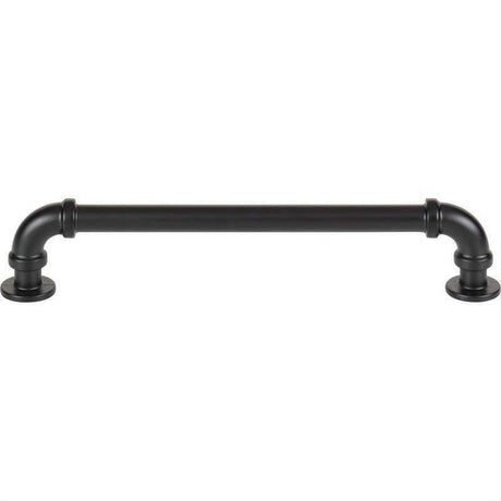 Atlas Homewares 433-BL Steam Punk Pull 6 5/16 Inch Center to Center Matte Black