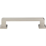 Atlas Homewares 435-BRN Sutton Place Pull 3 3/4 Inch Center to Center Brushed Nickel
