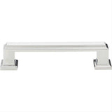 Atlas Homewares 435-CH Sutton Place Pull 3 3/4 Inch Center to Center Polished Chrome