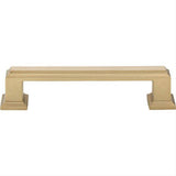 Atlas Homewares 435-CM Sutton Place Pull 3 3/4 Inch Center to Center Champagne