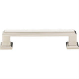 Atlas Homewares 435-PN Sutton Place Pull 3 3/4 Inch Center to Center Polished Nickel