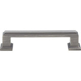 Atlas Homewares 435-SL Sutton Place Pull 3 3/4 Inch Center to Center Slate