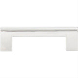 Atlas Homewares 438-CH Round Rail Pull 3 3/4 Inch Center to Center Polished Chrome