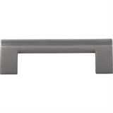 Atlas Homewares 438-SL Round Rail Pull 3 3/4 Inch Center to Center Slate