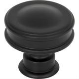 Atlas Homewares A100-BL Oskar Knob 1-1/4" Matte Black