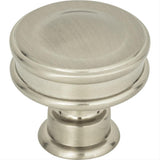 Atlas Homewares A100-BRN Oskar Knob 1-1/4" Brushed Nickel