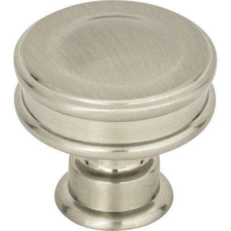 Atlas Homewares A100-BRN Oskar Knob 1-1/4" Brushed Nickel