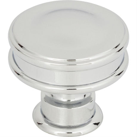 Atlas Homewares A100-CH Oskar Knob 1-1/4" Polished Chrome