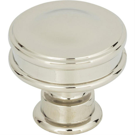 Atlas Homewares A100-PN Oskar Knob 1-1/4" Polished Nickel