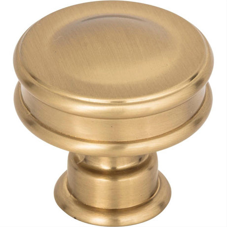 Atlas Homewares A100-WB Oskar Knob 1-1/4" Warm Brass