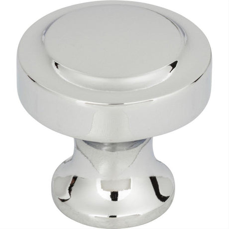 Atlas Homewares A300-CH Bradbury Knob 1-1/4" Polished Chrome