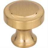 Atlas Homewares A300-WB Bradbury Knob 1-1/4" Warm Brass