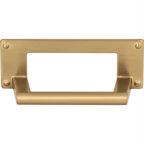 Atlas Homewares A301-WB Bradbury Cup Pull 3" Warm Brass