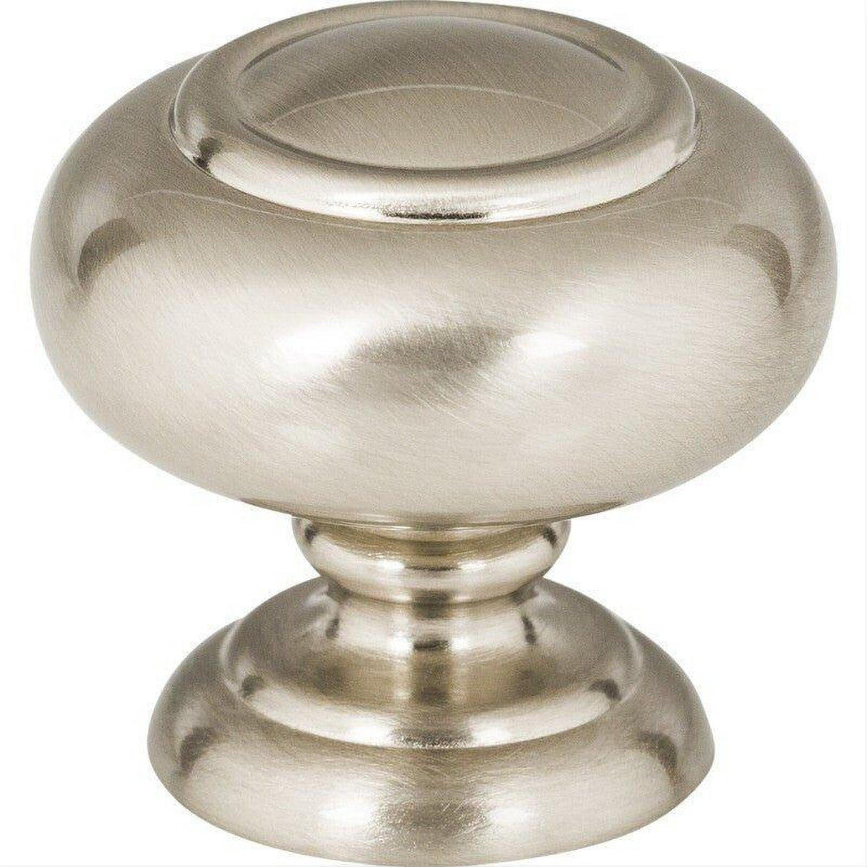 Atlas Homewares A610-BRN Victoria Knob 1 1/4 Inch Brushed Nickel
