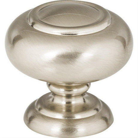 Atlas Homewares A610-BRN Victoria Knob 1 1/4 Inch Brushed Nickel