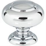 Atlas Homewares A610-CH Victoria Knob 1 1/4 Inch Polished Chrome