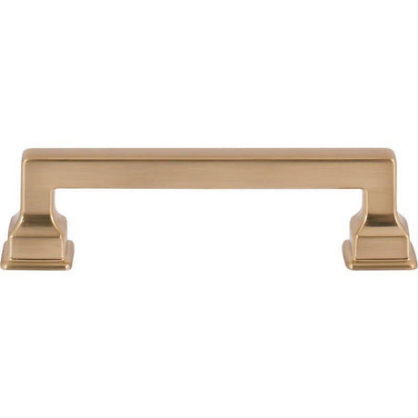 Atlas Homewares A622-WB Erika 3 3/4 Inch Center to Center Bar Pull Warm Brass