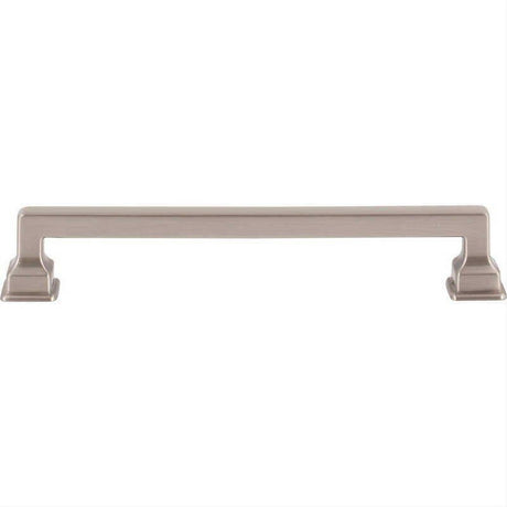 Atlas Homewares A624-BRN Erika 6 5/16 Inch Center to Center Bar Pull Brushed Nickel