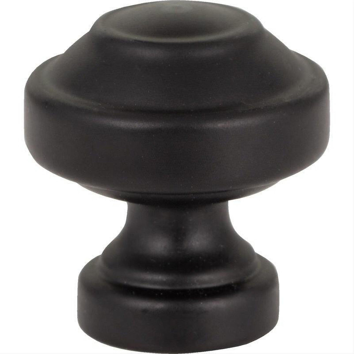 Atlas Homewares A640-BL Malin Knob 1 1/8 Inch Matte Black