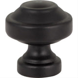 Atlas Homewares A640-BL Malin Knob 1 1/8 Inch Matte Black