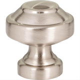 Atlas Homewares A640-BRN Malin Knob 1 1/8 Inch Brushed Nickel