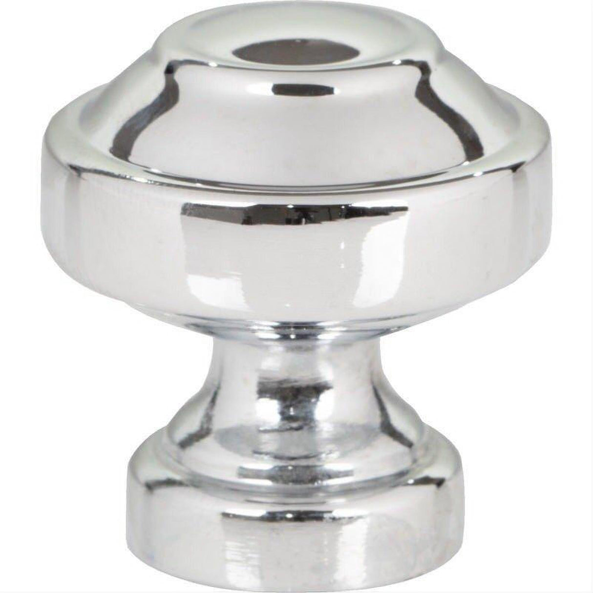 Atlas Homewares A640-CH Malin Knob 1 1/8 Inch Polished Chrome