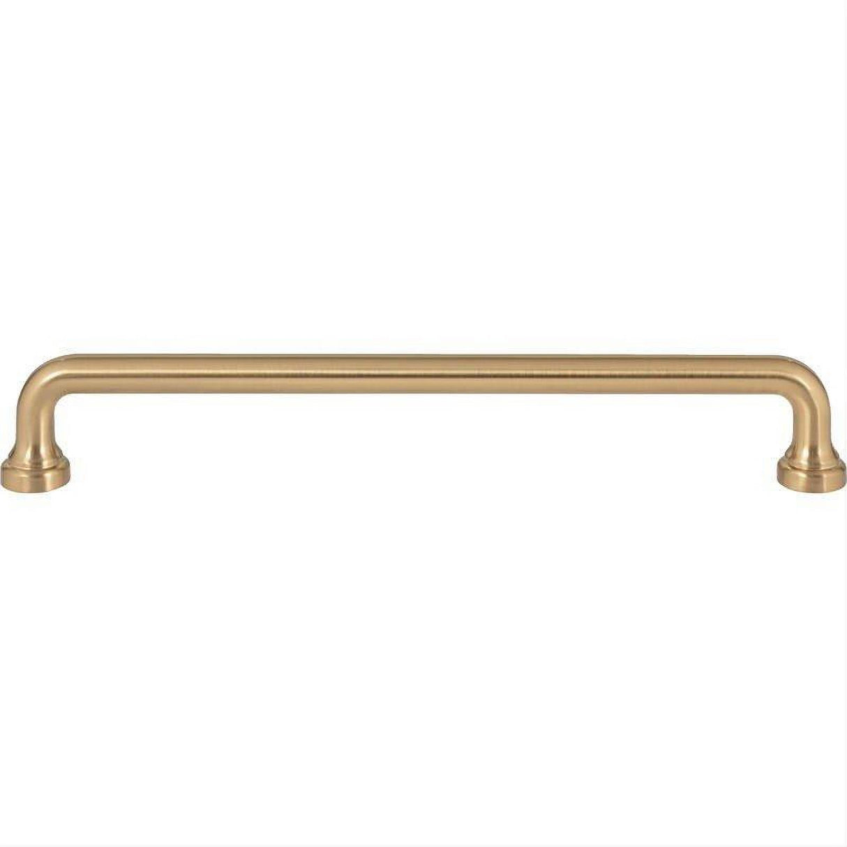 Atlas Homewares A644-WB Malin Pull 7 9/16 Inch Center to Center Warm Brass