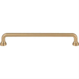 Atlas Homewares A644-WB Malin Pull 7 9/16 Inch Center to Center Warm Brass