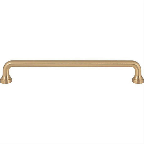 Atlas Homewares A644-WB Malin Pull 7 9/16 Inch Center to Center Warm Brass