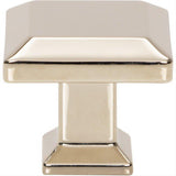 Atlas Homewares A660-PN Sweetbriar Lane 1 1/4 Inch Diameter Square Knob Polished Nickel