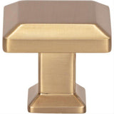 Atlas Homewares A660-WB Sweetbriar Lane 1 1/4 Inch Diameter Square Knob Warm Brass