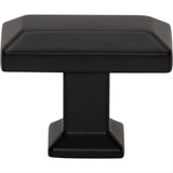 Atlas Homewares A661-BL Sweetbriar Lane 1 3/8 Inch Diameter Square Knob Matte Black