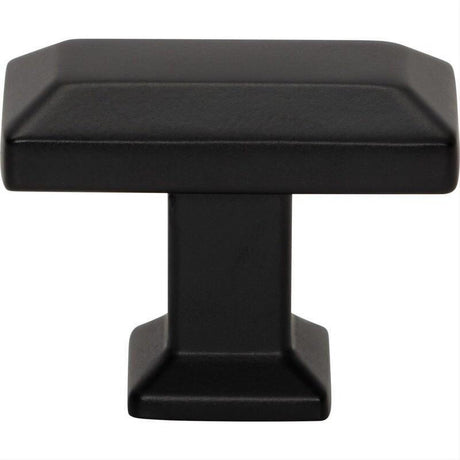 Atlas Homewares A661-BL Sweetbriar Lane 1 3/8 Inch Diameter Square Knob Matte Black