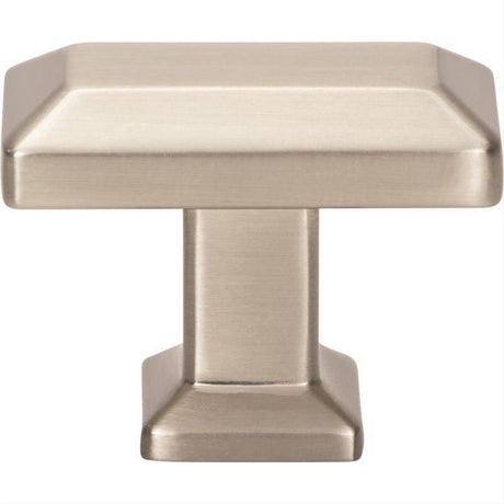 Atlas Homewares A661-BRN Sweetbriar Lane 1 3/8 Inch Diameter Square Knob Brushed Nickel