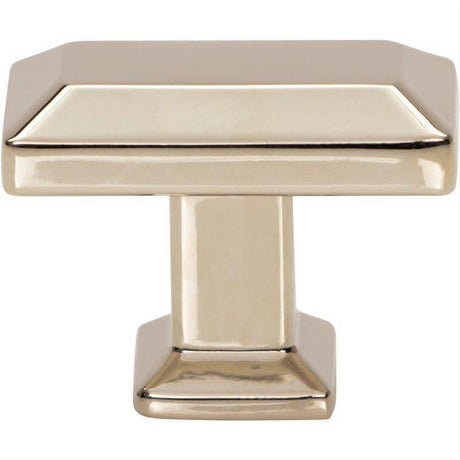 Atlas Homewares A661-PN Sweetbriar Lane 1 3/8 Inch Diameter Square Knob Polished Nickel