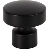 Atlas Homewares A680-BL Lennox 1 1/4 Inch Diameter Mushroom Knob Matte Black