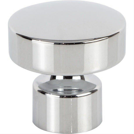 Atlas Homewares A680-CH Lennox 1 1/4 Inch Diameter Mushroom Knob Polished Chrome