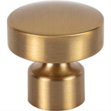 Atlas Homewares A680-WB Lennox 1 1/4 Inch Diameter Mushroom Knob Warm Brass